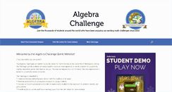 Desktop Screenshot of algebrachallenge.org
